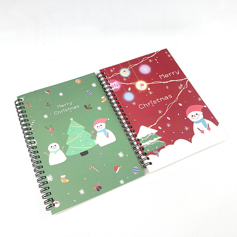 Christmas Themed Spiral Notebook
